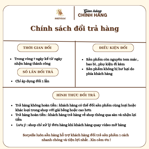 CHÍNH SÁCH ĐỔI TRẢ